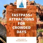 Magic Kingdom Fastpass+ Attractions for Crowded Days
